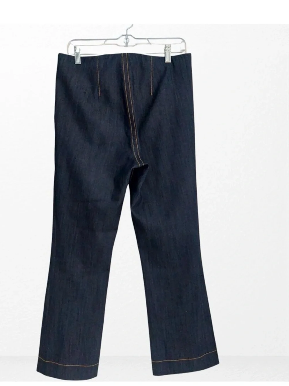 Cinq à Sept Tous Les Jours Chantal Dark Blue High Rise Cropped Jeans - Picture 4 of 11